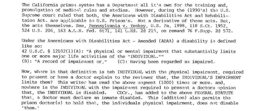 Americans With Disabilities Act - Amended
